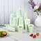 120-pack of 9 oz sage green gingham paper cups, featuring a checkered design. Perfect for weddings, birthdays, baby showers, picnics, or any festive occasion.
